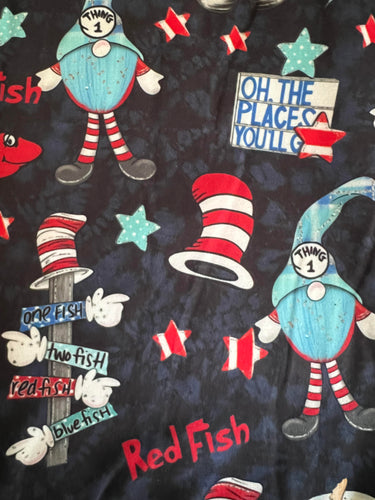 Red Fish Blue Fish Pocket Leggings