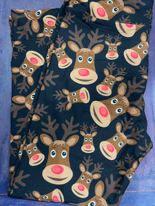 Cartoon Reindeer Leggings