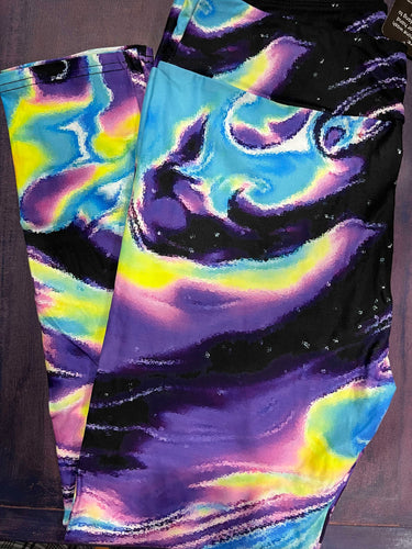Colorful Oil Slick Leggings