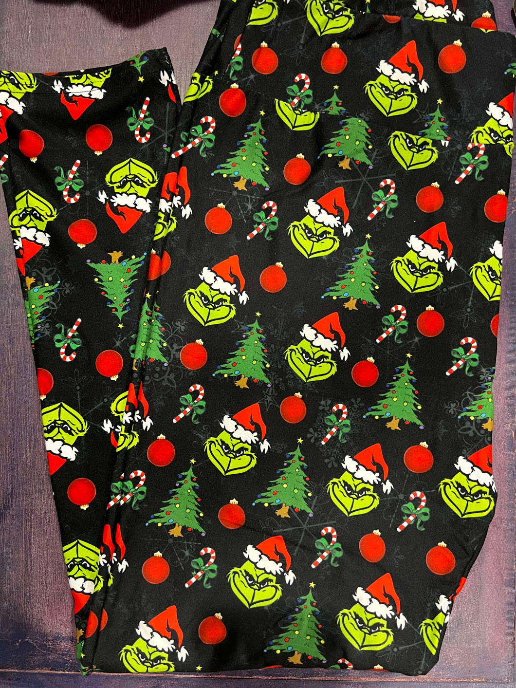 Mean Grinch Leggings