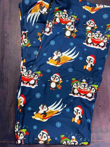 Christmas Penguins Leggings