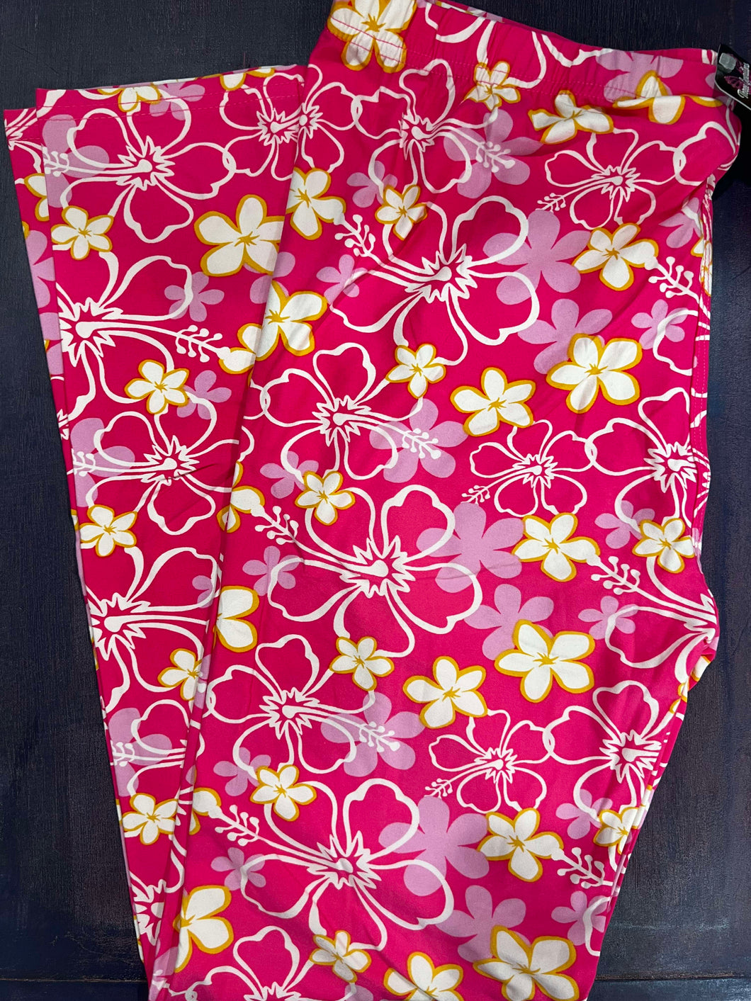 Pink Flowers Standard Leggings