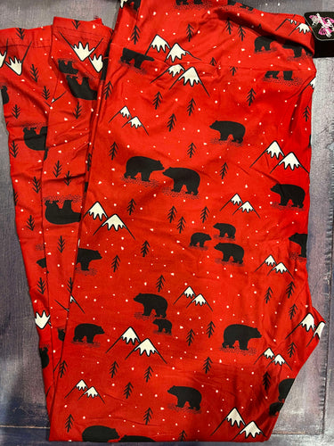 Red Mountain Bear Leggings