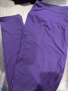 Purple Standard Leggings