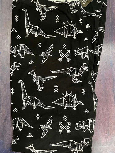 Geometric Dino Standard Leggings