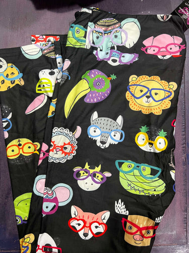 Animals with Glasses Leggings