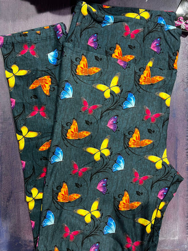Bright Colorful Butterflies Leggings