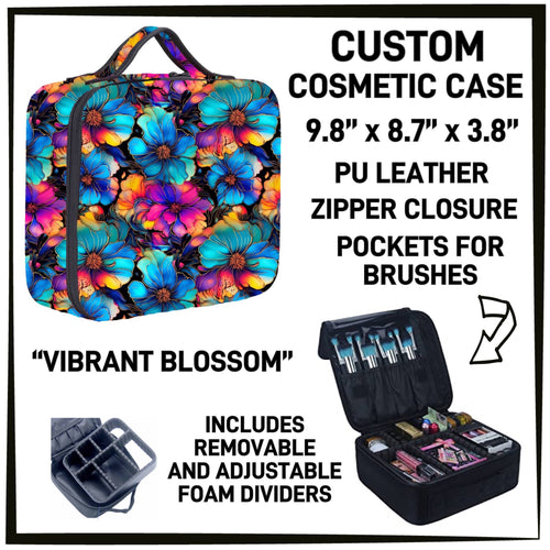 Vibrant Blossom Cosmetic Case