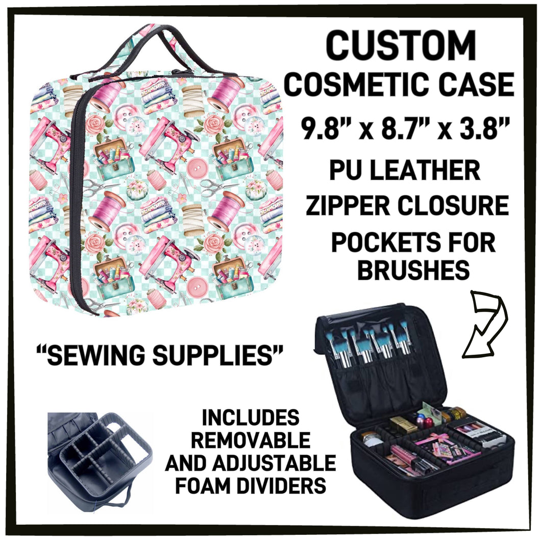Sewing Supplies Cosmetic Case