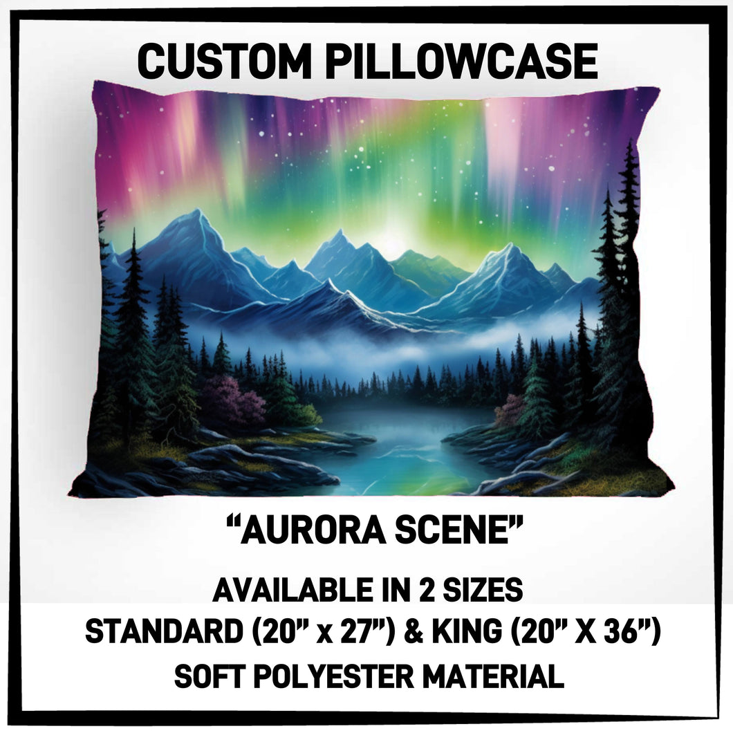 Aurora Scene Pillowcase
