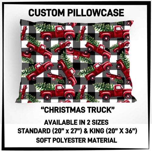 Christmas Trucks Pillowcase