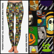 Load image into Gallery viewer, Spooky Patches High Pocket Leggings