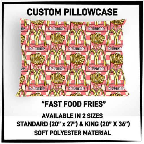 Fast Food Fries Pillowcase