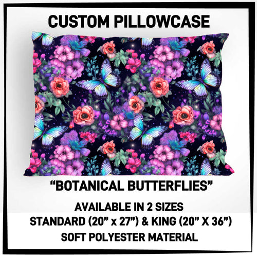 Botanical Butterflies Pillowcase