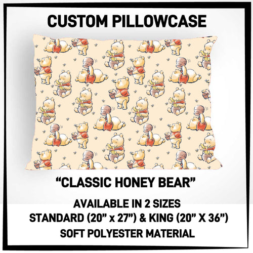 Classic Honey Bear Pillowcase