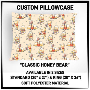 Classic Honey Bear Pillowcase