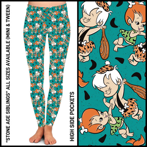 Stone Age Siblings Pocket Leggings