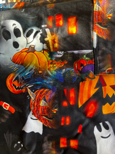 Halloween Collage Pocket Leggings