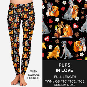 Pups In Love Pocket Leggings