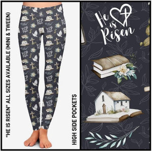 He is Risen Pocket Leggings