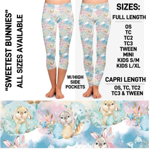 Sweetest Bunnies Pocket Leggings