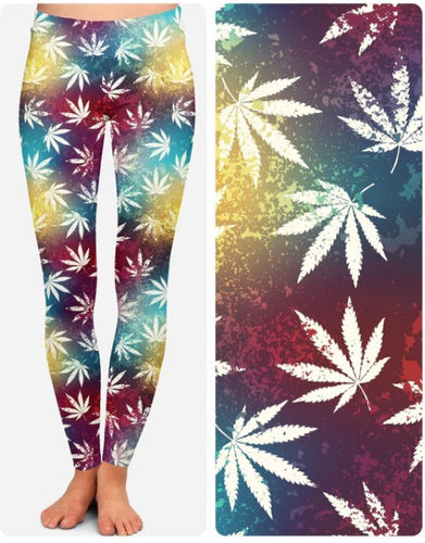 Tie Dye High Leaves Joggers