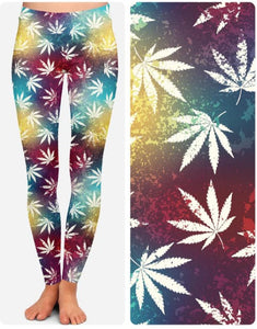 Tie Dye High Leaves Joggers