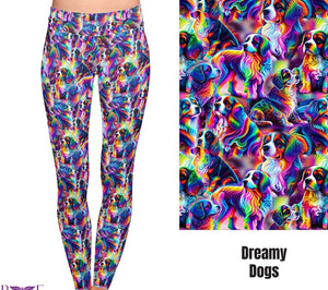 Dreamy Dogs Pocket Leggings