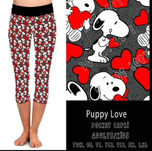 Puppy Love Pocket Capris