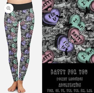 Batty for You Pocket Leggings