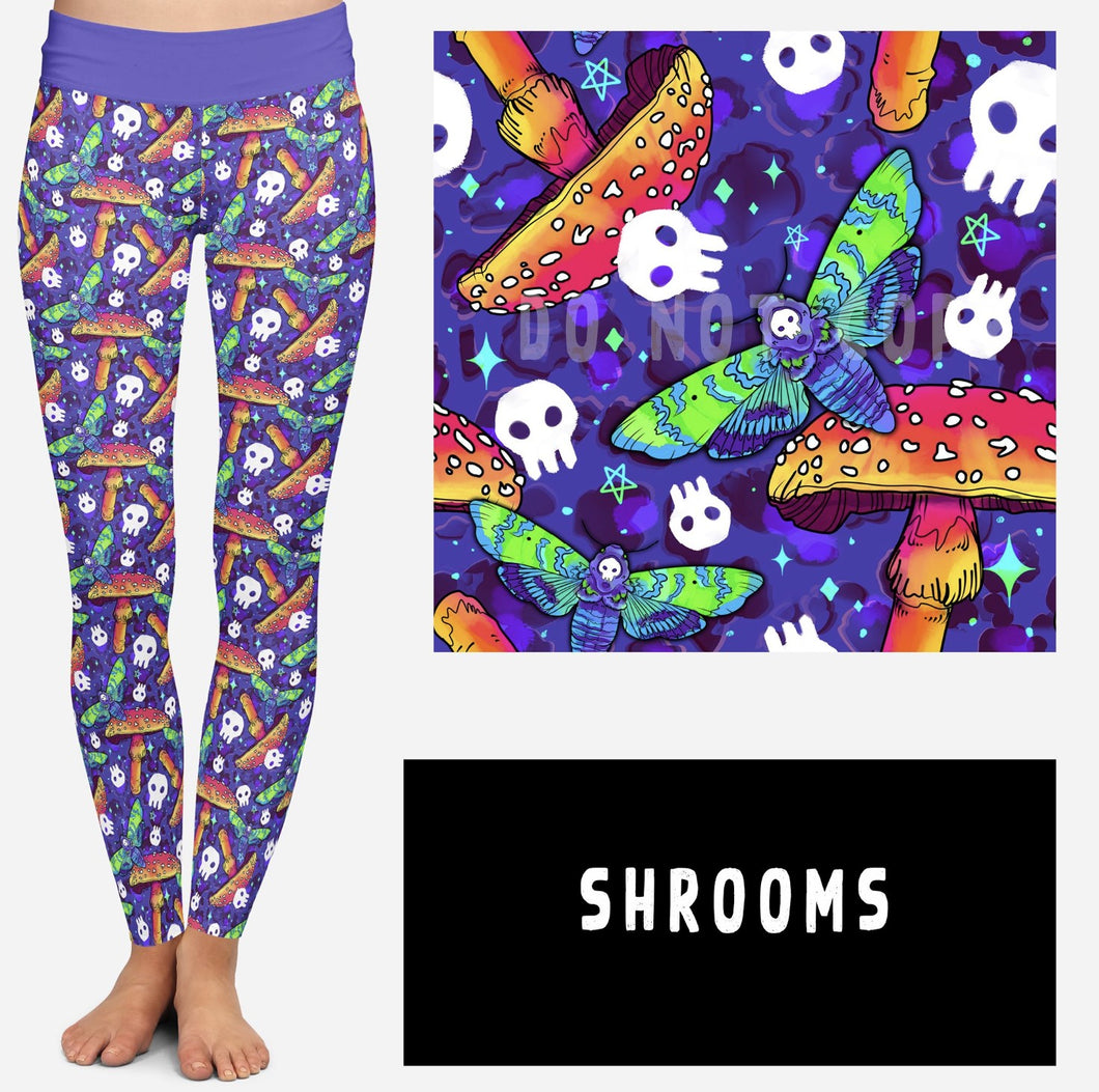 Shrooms Pocket Leggings