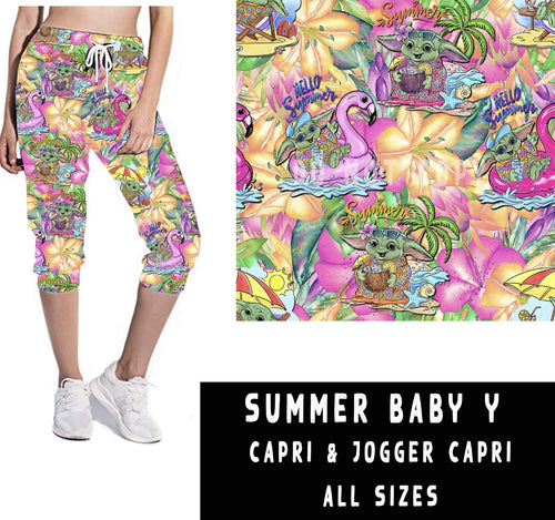 Summer Baby Y Capri Joggers