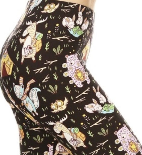 Forest Critters Standard Leggings