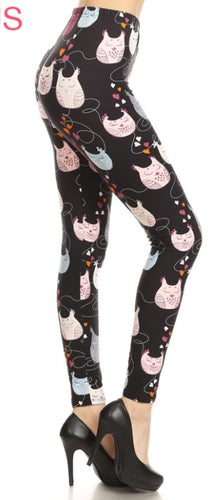 Sleepy Owl Standard Leggings