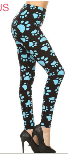 Blue Paw Standard Leggings