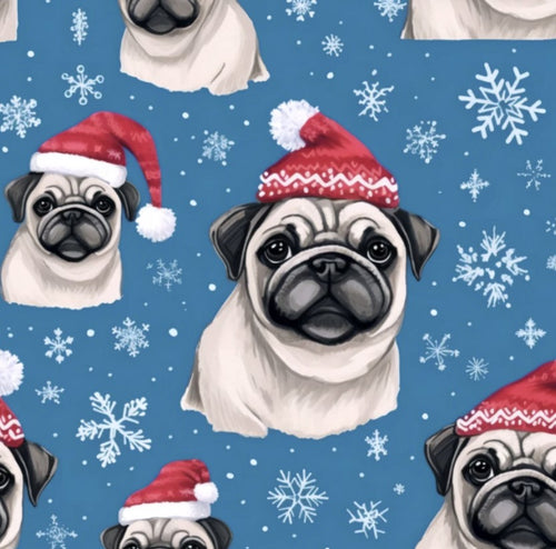 Pug Christmas Pocket Leggings