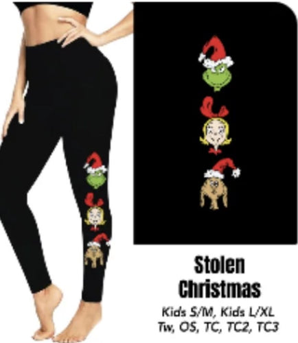 Stolen Christmas Pocket Leggings