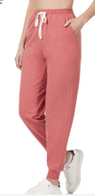 Load image into Gallery viewer, French Terry Jogger Pants w/ Side Pockets