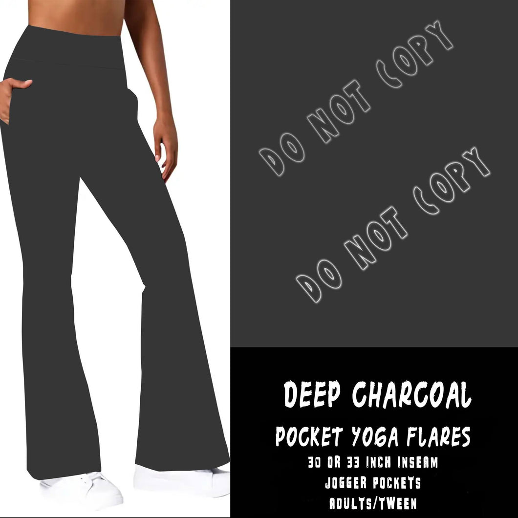 Deep Charcoal Flares