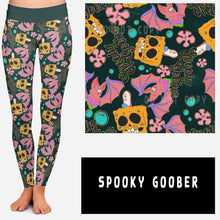 Load image into Gallery viewer, NOSTALGIC WEIRDOS RUN-SPOOKY GOOBER LEGGINGS/JOGGERS