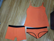 Load image into Gallery viewer, CAMI SETS/UNDERWEAR RUN-BLUE PAINT SPLATTER