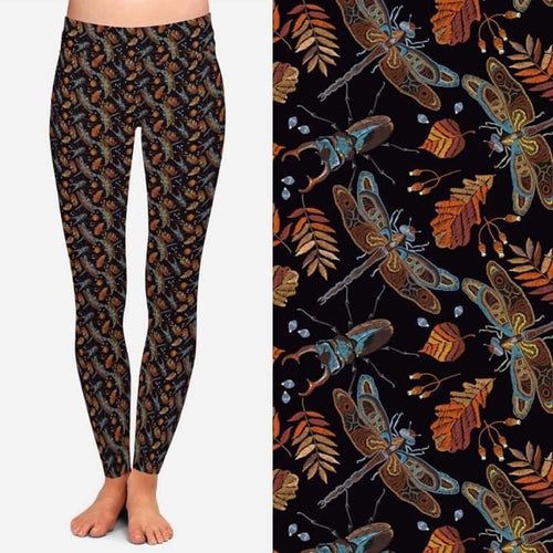 Leaves & Bugs Pocket Leggings