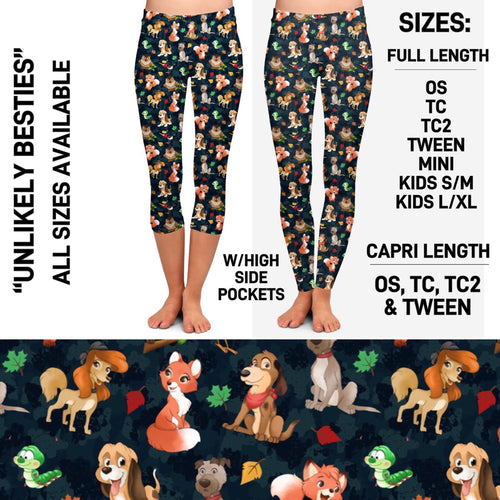 Unlikely Besties Pocket Leggings