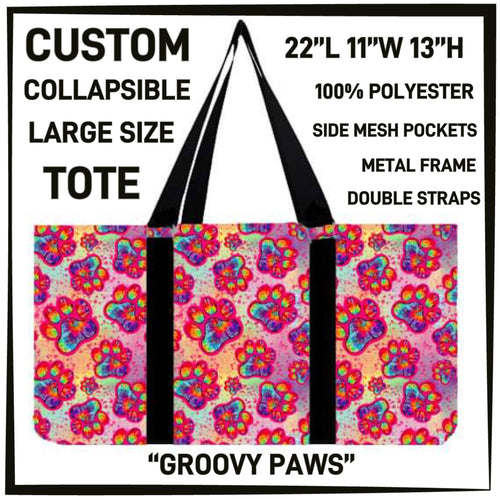 Groovy Paws Collapsible Tote