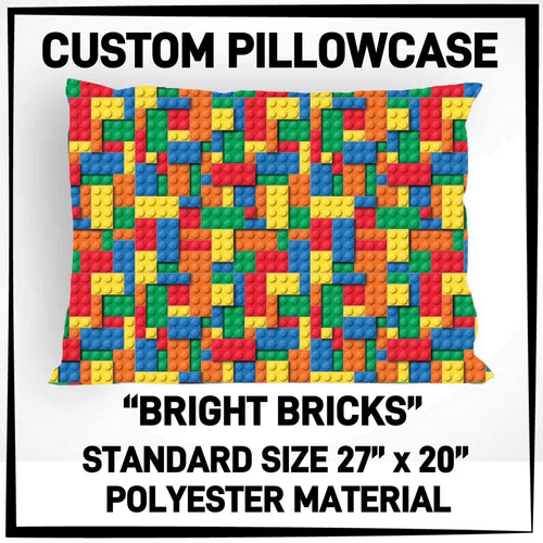 Bright Bricks Pillowcase