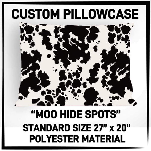 Moo Hide Spots Pillowcase