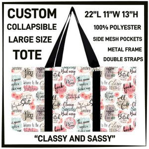 Classy and Sassy Collapsible Tote