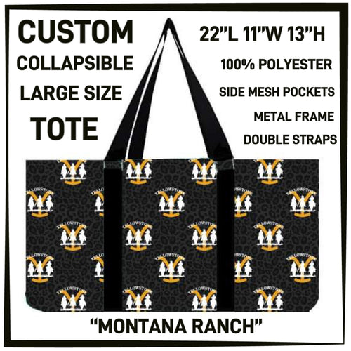 Montana Ranch Collapsible Tote