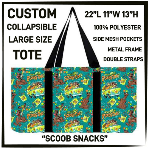 Scoob Snacks Collapsible Tote