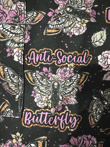 Anti Social Butterfly Pocket Leggings
